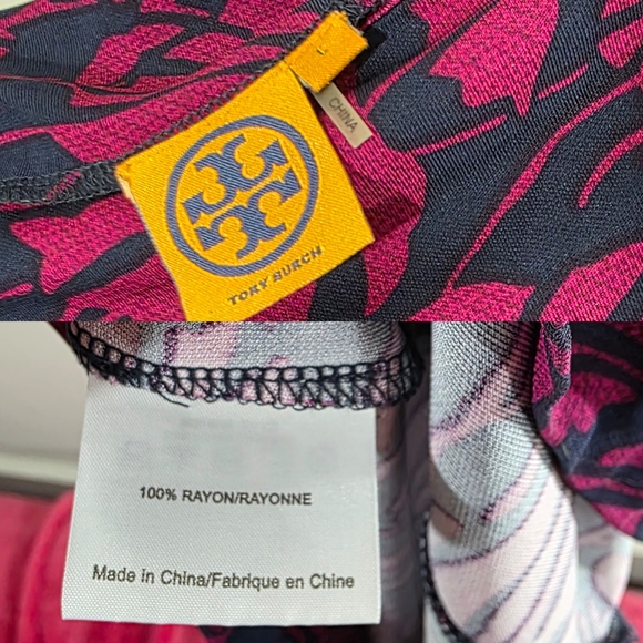 TORY BURCH | 'etta' print blouson dress - Picture 7 of 7